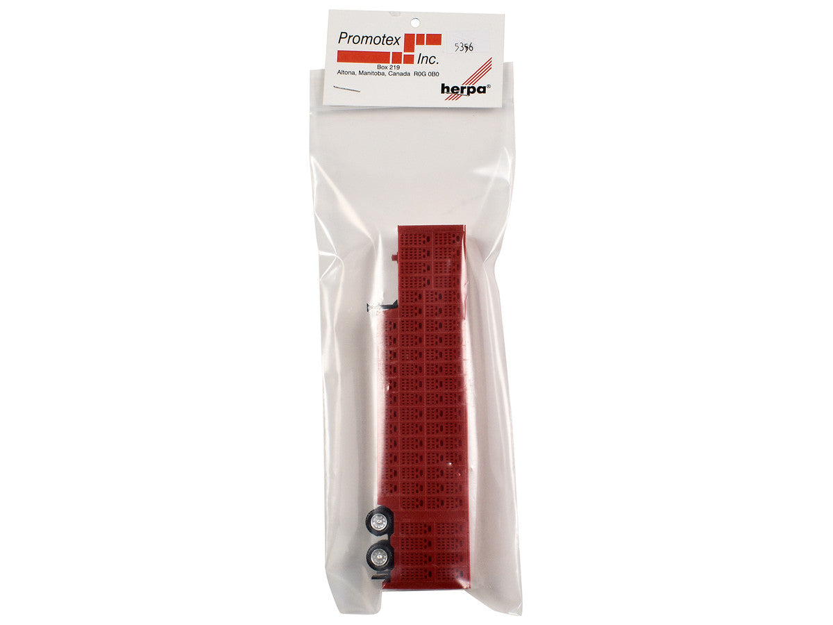 Livestock Trailer Red 1/87 (HO) Plastic Model by Promotex Promotex