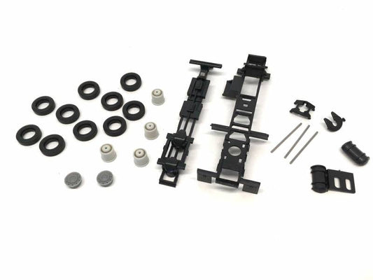 Short Chassis Kit for Kenworth Peterbilt and GMC Cabs 1/87 (HO) Plastic Model by Promotex Promotex