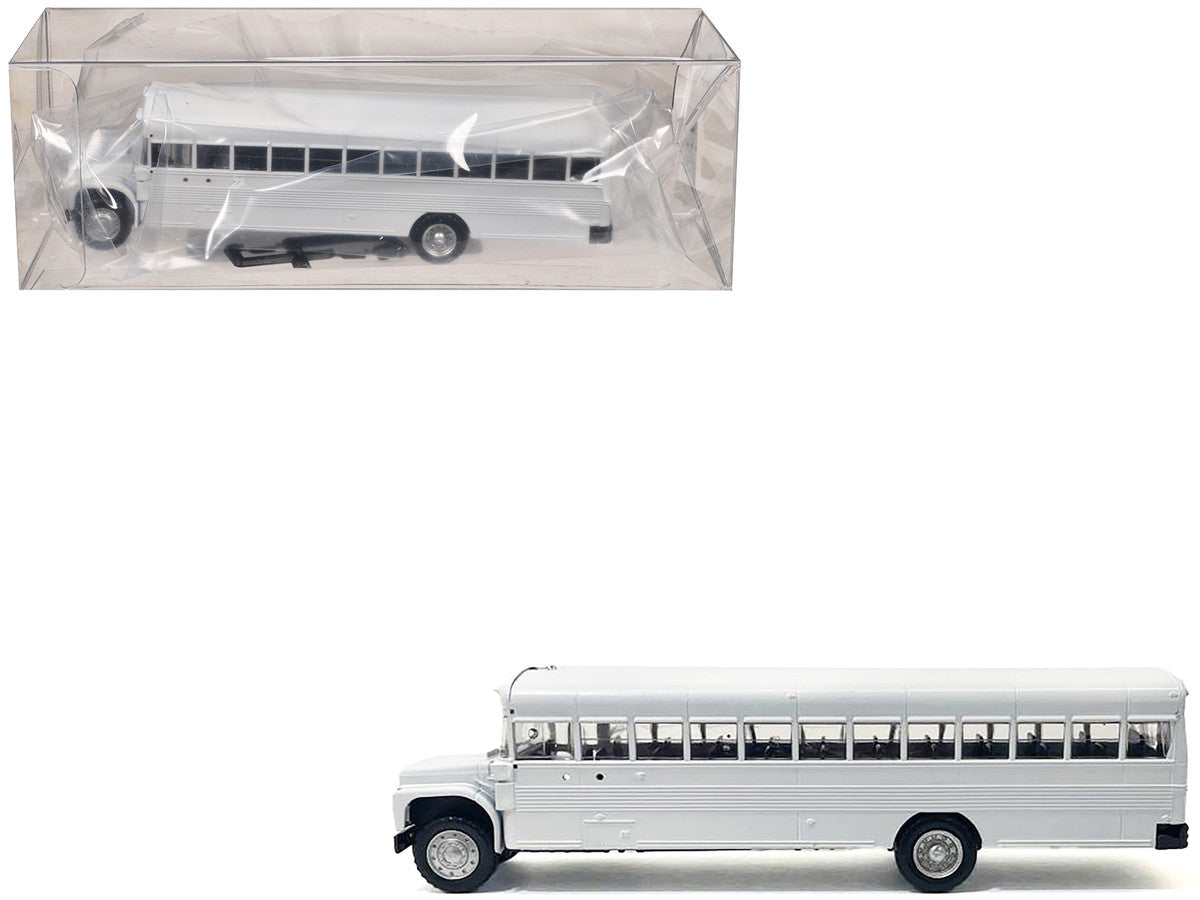 School Bus White 1/87 (HO) Plastic Model by Promotex Promotex