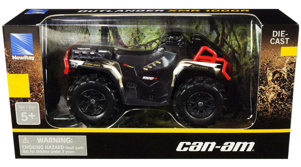 Can-Am Outlander XMR 1000R ATV Black and Gold Diecast Model by New Ray New Ray