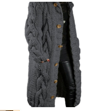 Women's Cardigan Plus Size Sweater Coat LadyShow.Store