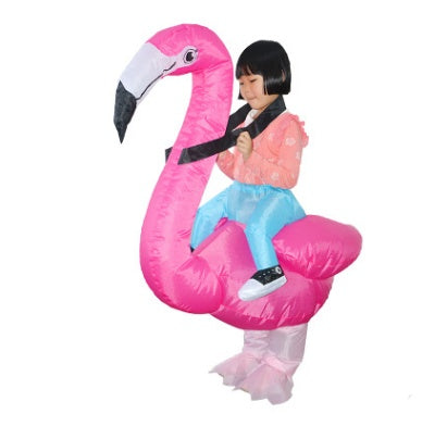 Creative toys Halloween Christmas Flamingo cosplay dress up inflatable suit party spoof costume props CJD
