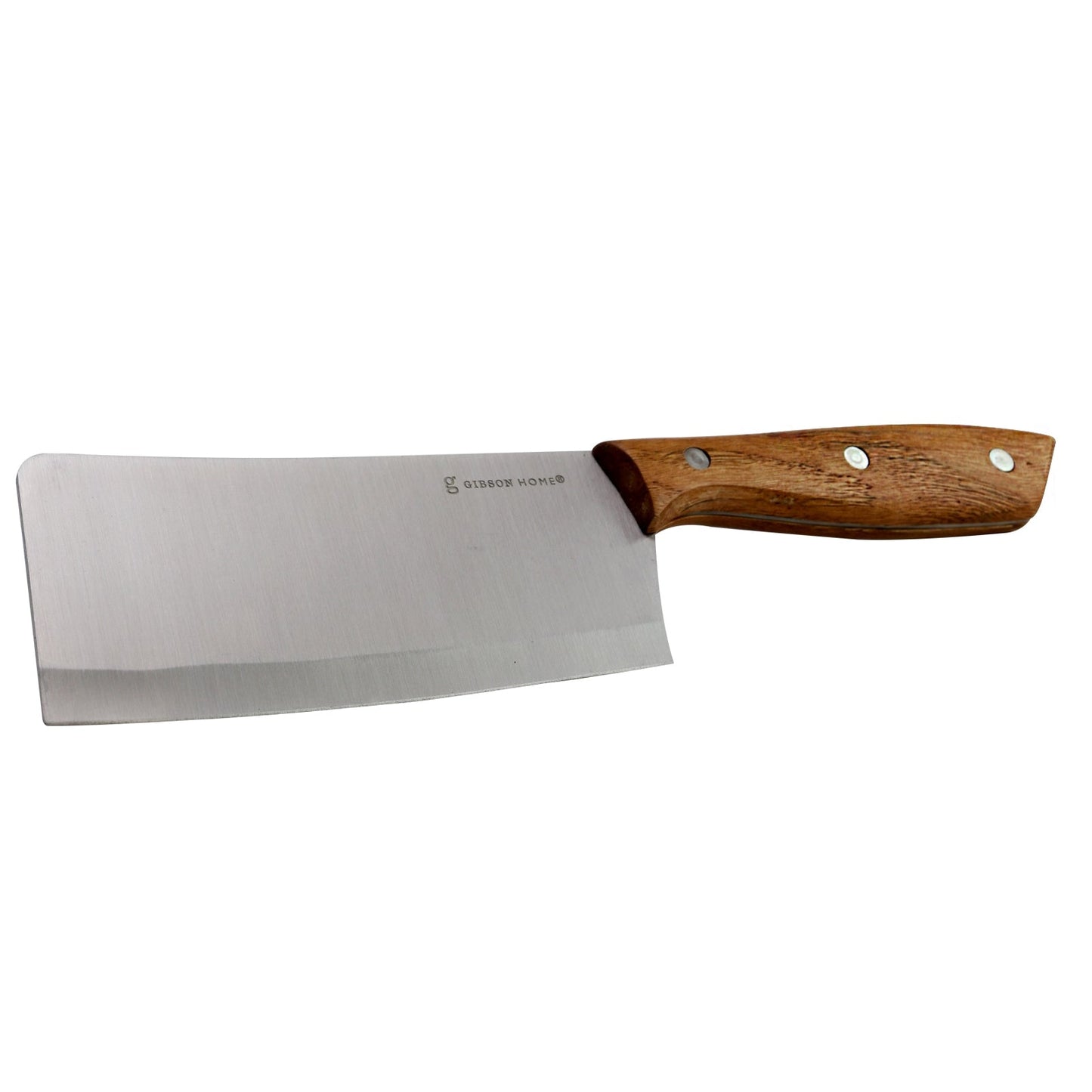 Gibson Home Seward 6 inch Stainless Steel Cleaver with Wooden Handle W2B