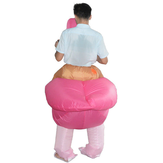 Creative toys Halloween Christmas Flamingo cosplay dress up inflatable suit party spoof costume props CJD