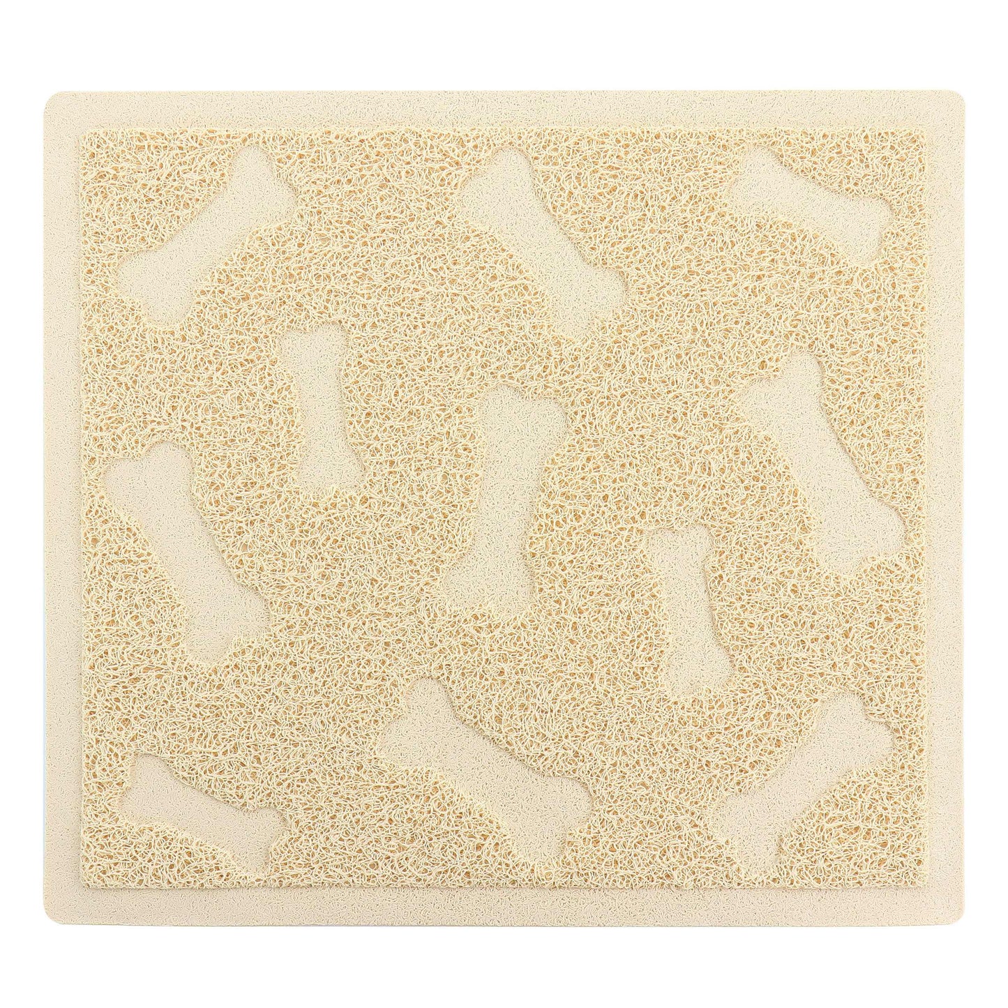 Gibson Everyday Pet Elements 17.7 x 15.75 Inch Dog Bone Placemat in Tan W2B