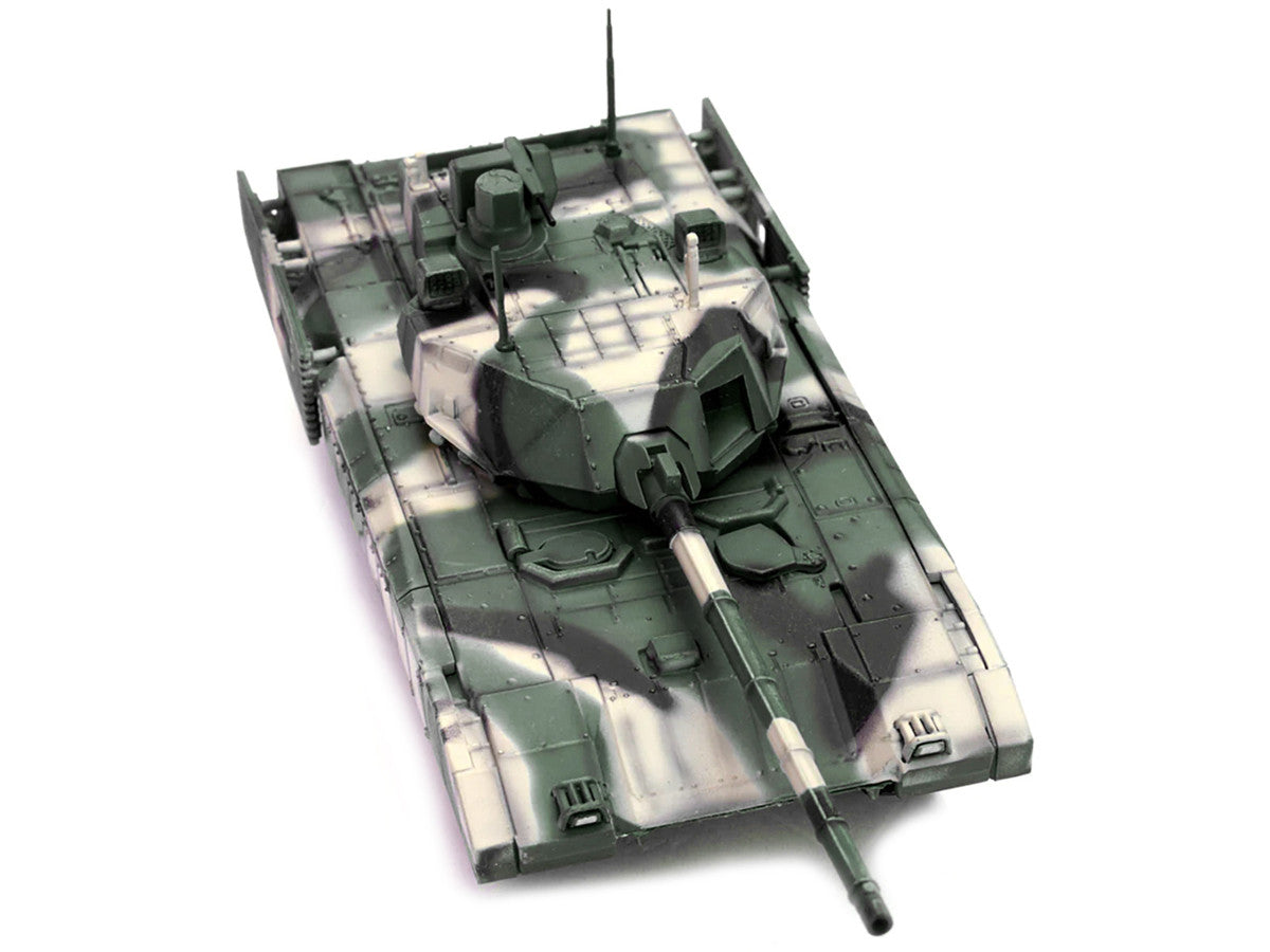 Russian T14 Armata MBT (Main Battle Tank) Multi-Woodland Camouflage "Armor Premium" Series 1/72 Diecast Model by Panzerkampf Panzerkampf