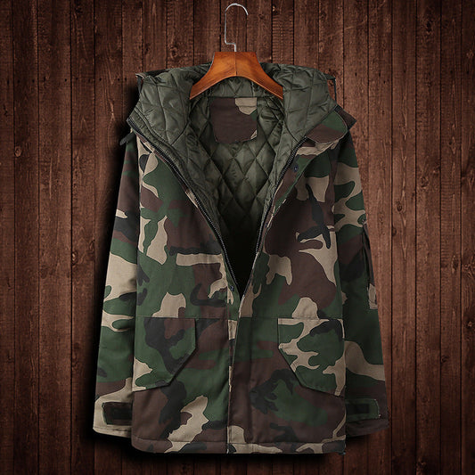 Winter camouflage cotton jacket men LadyShow.Store