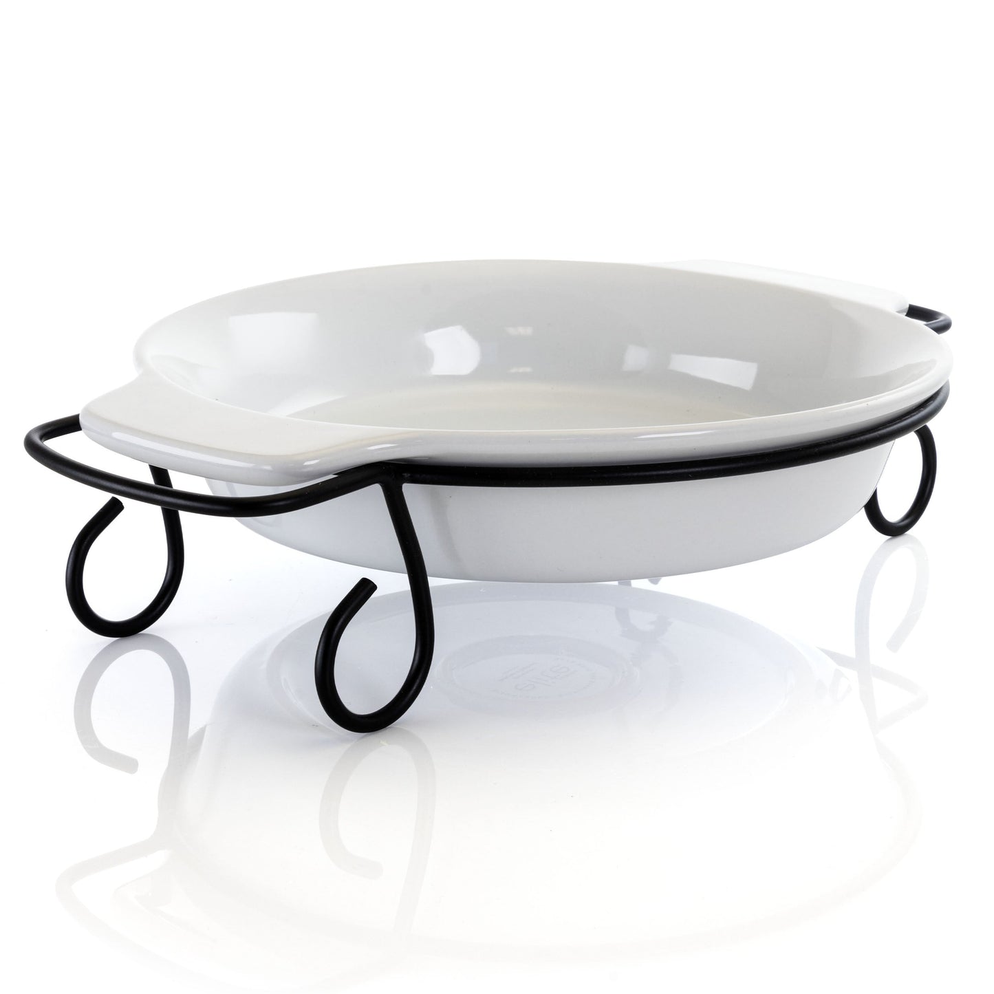 Gibson Elite Gracious Dining 2 Piece Stoneware Bakeware with Metal Rack W2B