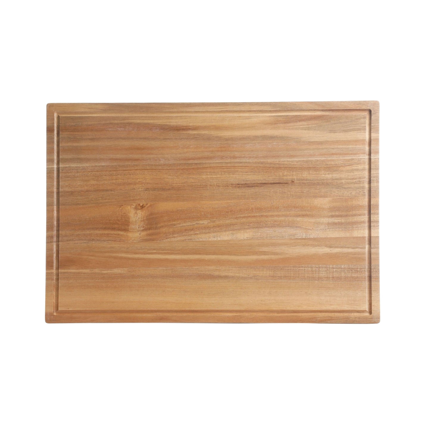 Kenmore Elite Kenosha 29 Inch Acacia Wood Cutting Board with Groove Handles W2B