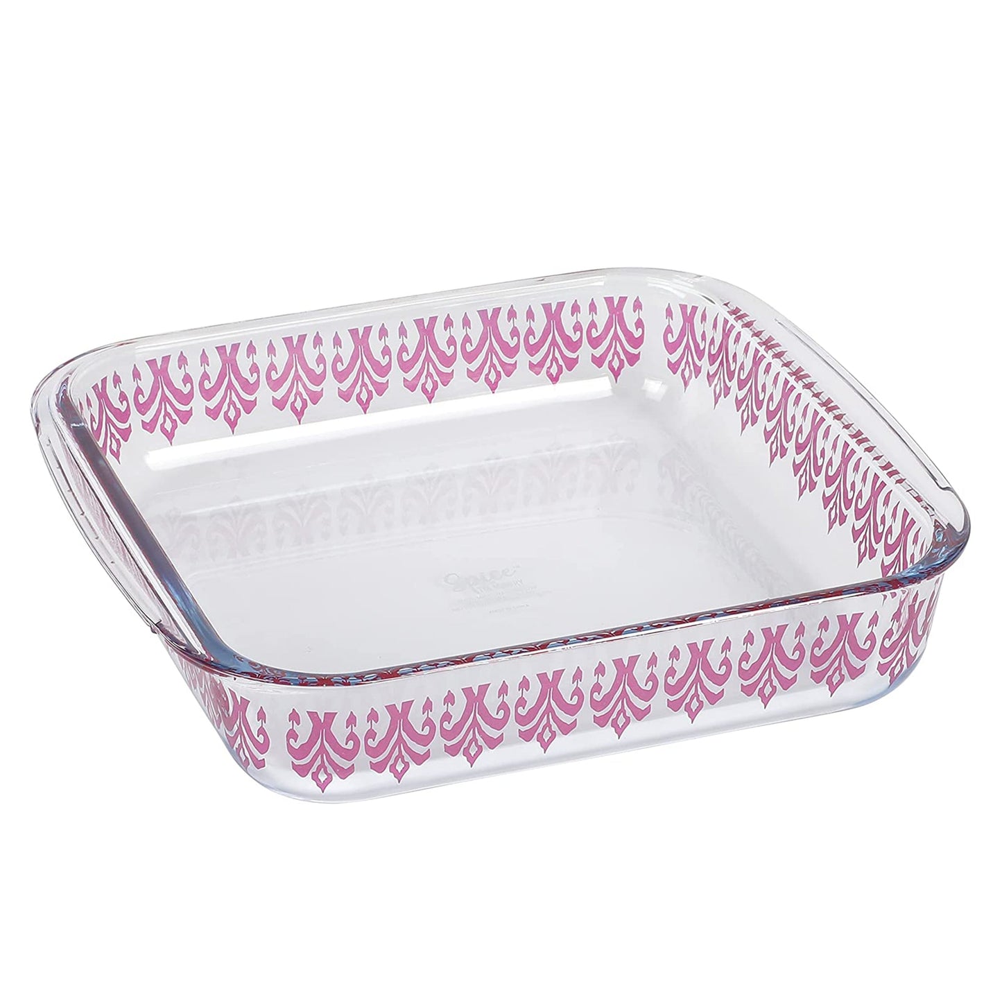 Spice By Tia Mowry 1.8 Quart Spicy Cloves Glass Square Baker W2B