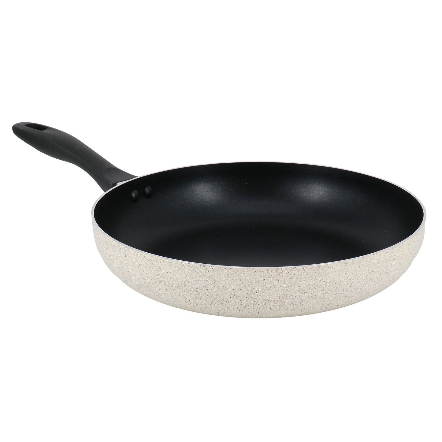 Oster Clairborne 12 Inch Round Nonstick Aluminum Frying Pan in Linen W2B