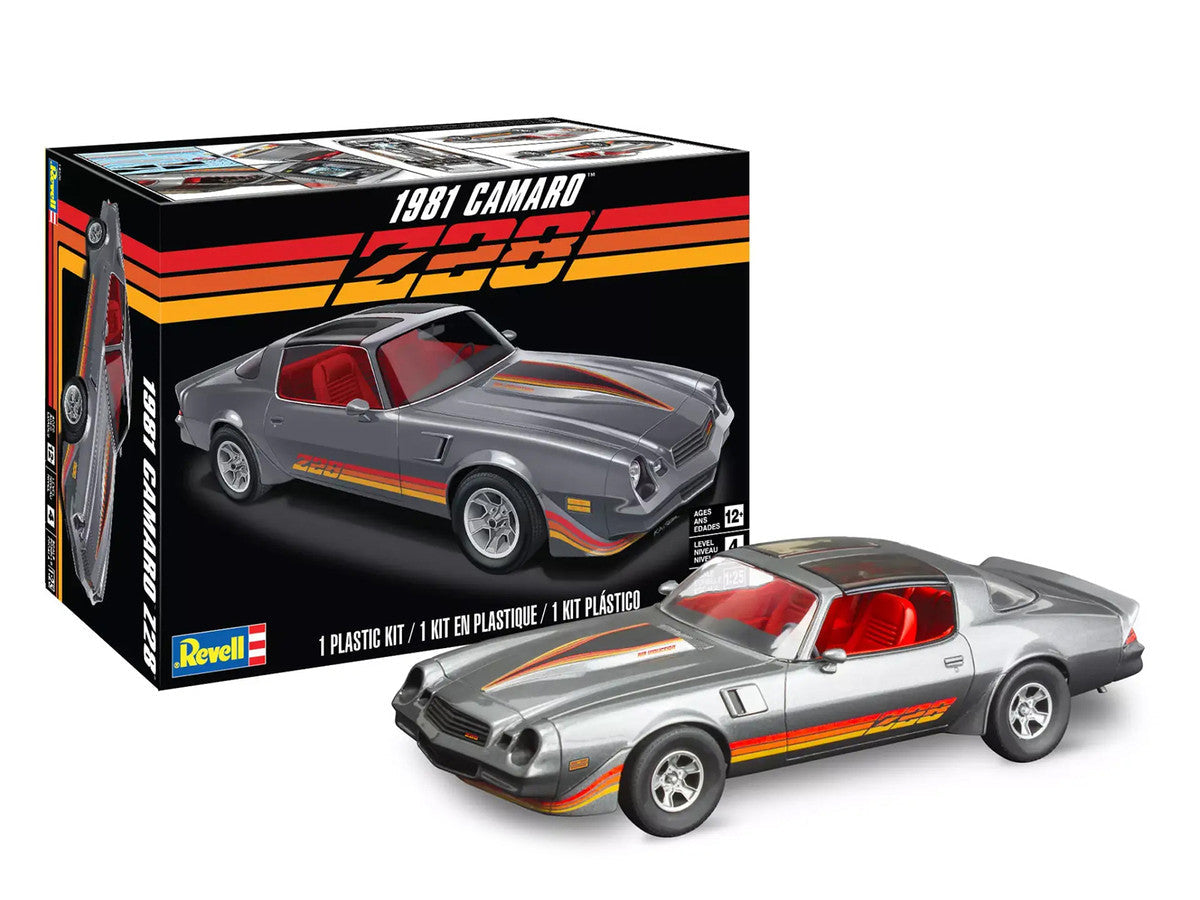 Level 4 Model Kit 1981 Chevrolet Camaro Z/28 1/25 Scale Model by Revell Revell