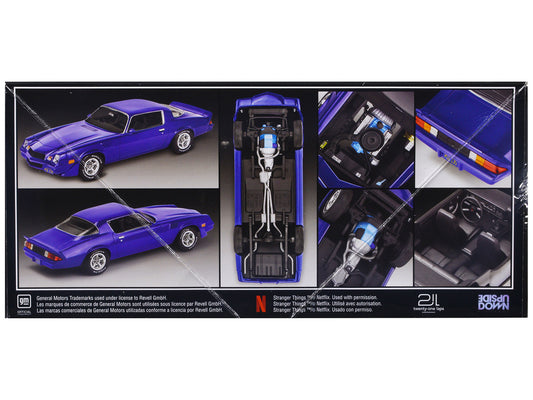 Level 4 Model Kit Billy Hargroveās 1979 Chevrolet Camaro Z/28 "Stranger Things" (2016-Current) TV Series 1/24 Scale Model by Revell-1