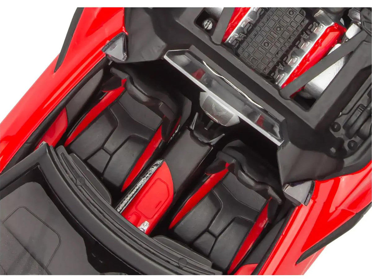 Level 4 Model Kit 2022 Chevrolet Corvette C8 Hardtop Convertible 1/25 Scale Model by Revell Revell