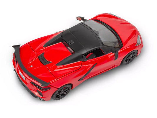 Level 4 Model Kit 2022 Chevrolet Corvette C8 Hardtop Convertible 1/25 Scale Model by Revell Revell