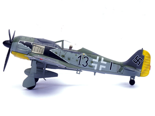 Focke-Wulf Fw 190A Aircraft "Black 13 8./JG 2 Richthofen France" (1943) German Luftwaffe 1/72 Diecast Model Airplane by Legion Legion