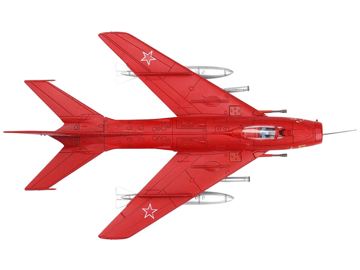 Mikoyan-Gurevich MiG-19S Farmer C Fighter Aircraft "Yellow 45" "VVS Display Team Soviet Air Force Kubinka Air Base" (1960) "Wing" Series 1/72 Diecast Model by Panzerkampf-3