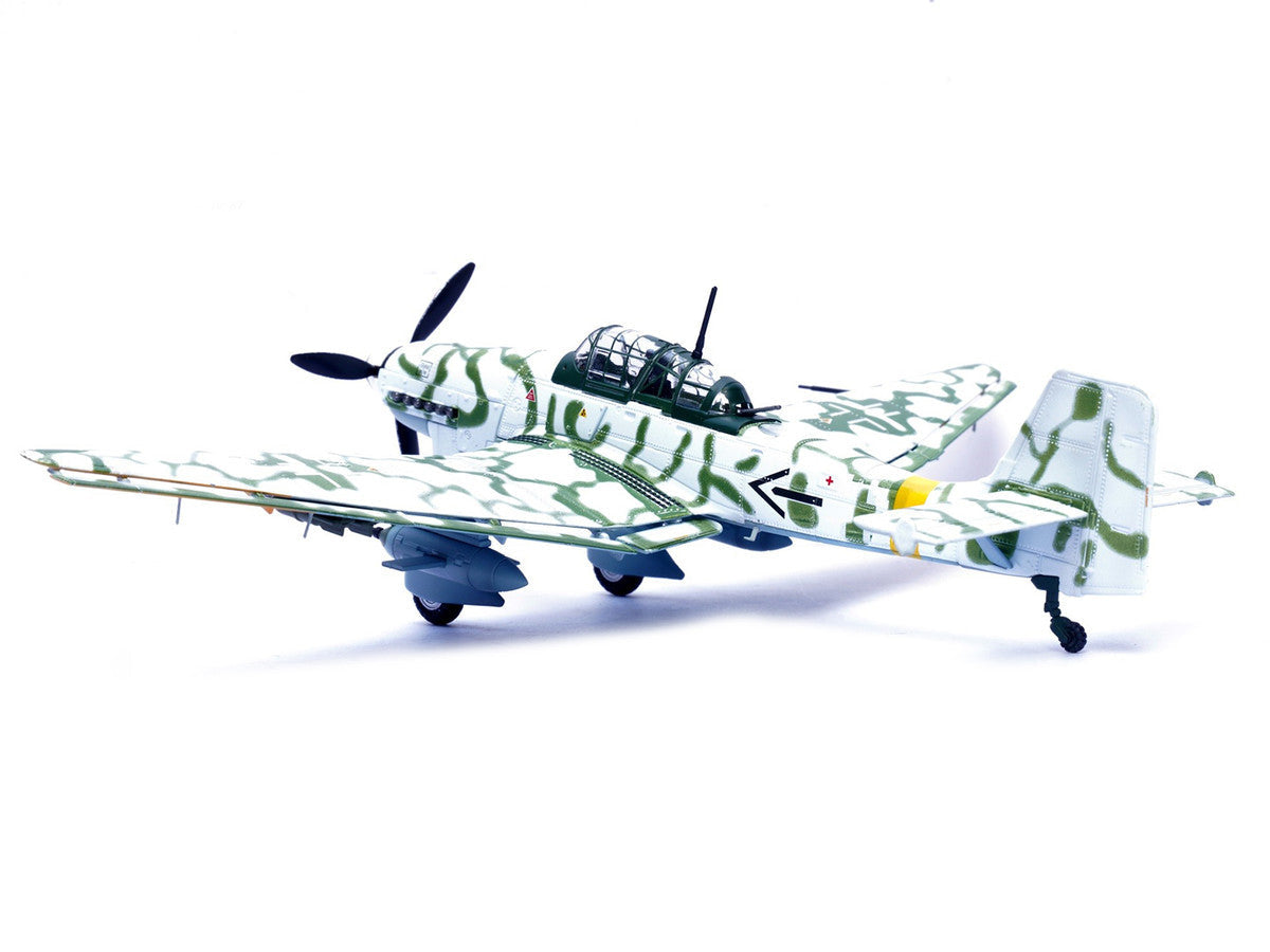 Junkers Ju 87G2 Stuka Bomber Aircraft "10.(Pz)/SG 2 Immelmann Markisch Friedland Pomerania" (1945) German Luftwaffe "Wing" Series 1/72 Diecast Model by Panzerkampf Panzerkampf