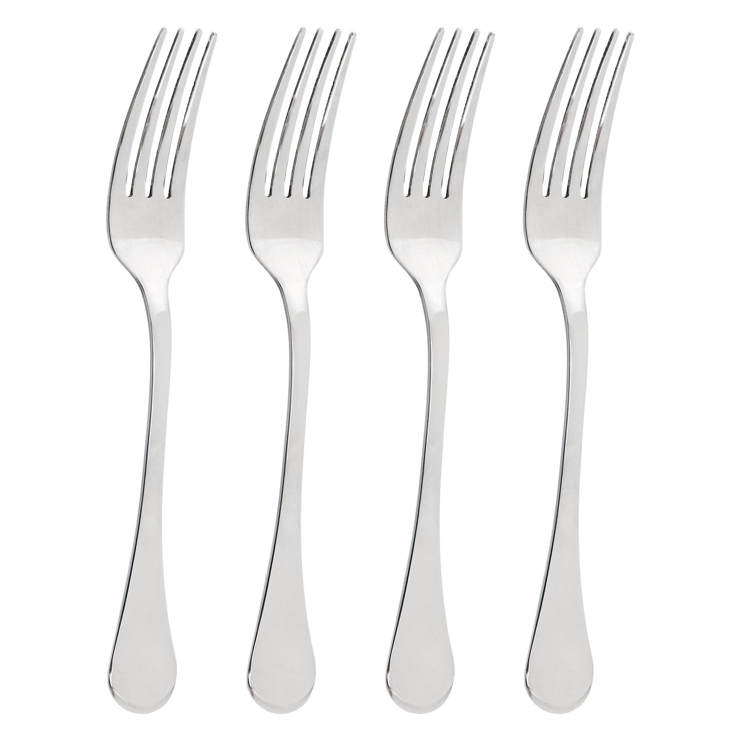 Gibson Home Manchester 4 Piece Stainless Steel Dinner Fork Set W2B