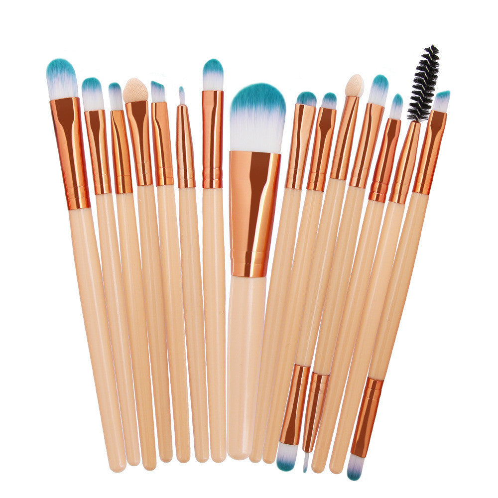 Set Of 15 Makeup Brushes LadyShow.Store