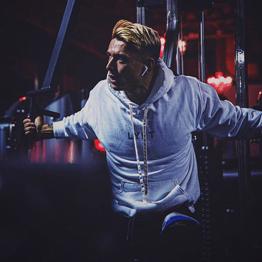 Men's Pullover Sports Loose Hooded Sweatshirt LadyShow.Store