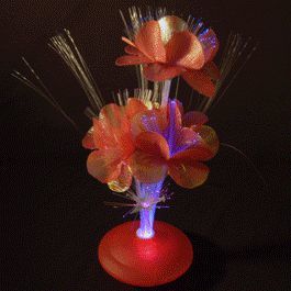 Fiber Optic Flower Centerpiece W2B