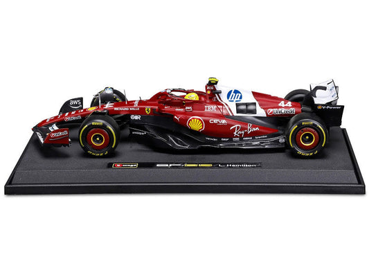 Ferrari SF-25 #44 Lewis Hamilton Formula One F1 World Championship (2025) "Formula Racing" Series 1/18 Diecast Model Car by Bburago Bburago