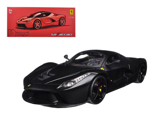 Ferrari LaFerrari F70 Matt Black "Signature Series" 1/18 Diecast Model Car by Bburago Bburago