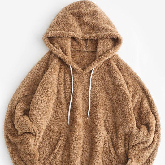 Ear Hooded Warm Fleece Sweatshirt Best YouTube Store