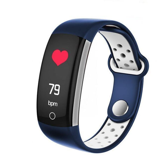 0.96 LCD Q6 Smart Band Heart Rate Monitor Fitness Bracelet IP68 Waterproof Watches Blood Pressure Oxygen Fintess Tracker Pi-Mart