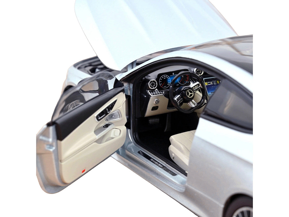 2024 Mercedes-Benz CLE Coupe Hightech Silver Metallic 1/18 Diecast Model Car by Norev Norev