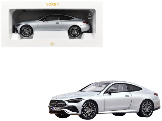 2024 Mercedes-Benz CLE Coupe Hightech Silver Metallic 1/18 Diecast Model Car by Norev Norev