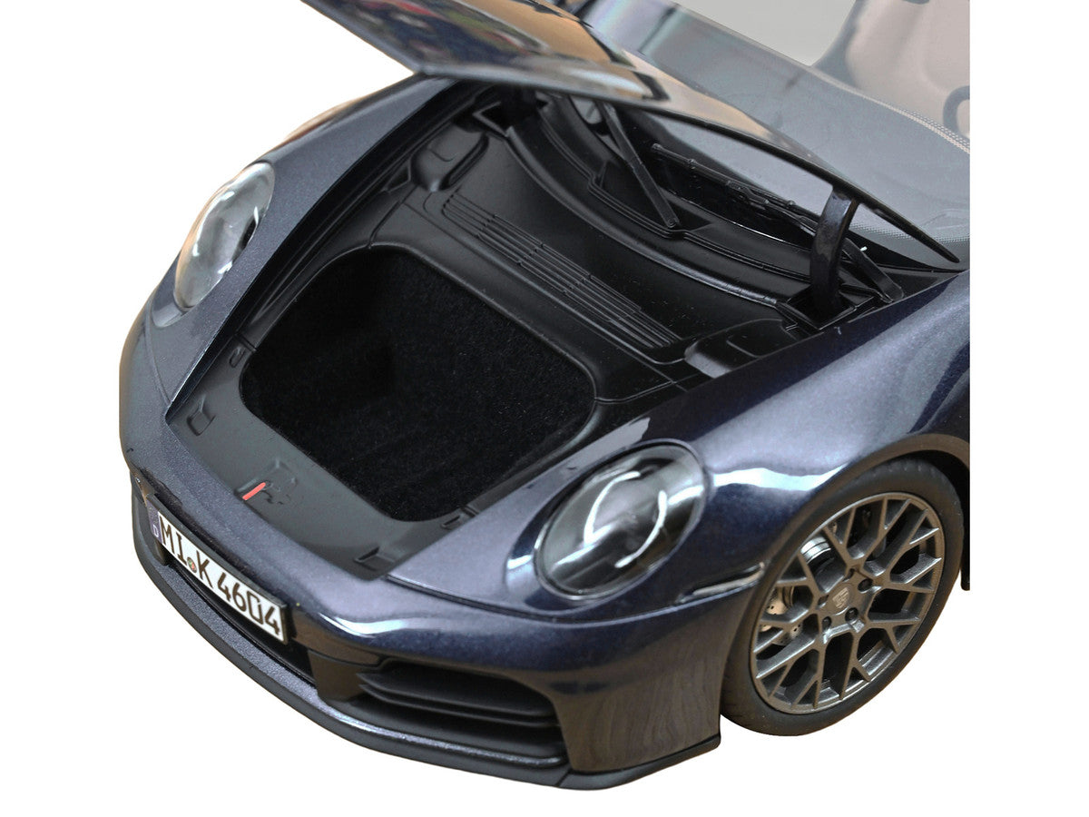 2024 Porsche 911 Carrera S Cabriolet Yachting Blue Metallic 1/18 Diecast Model Car by Norev Norev