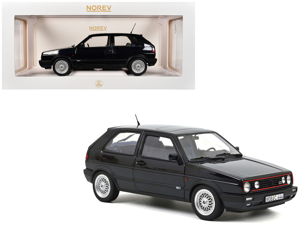 1991 Volkswagen Golf GTI Edition Blue Moonlight Blue Metallic 1/18 Diecast Model Car by Norev Norev