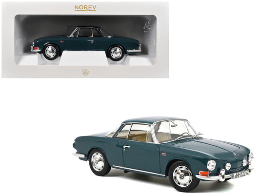 1963 Volkswagen Karmann Ghia 1500 Smaragd Green 1/18 Diecast Model Car by Norev Norev