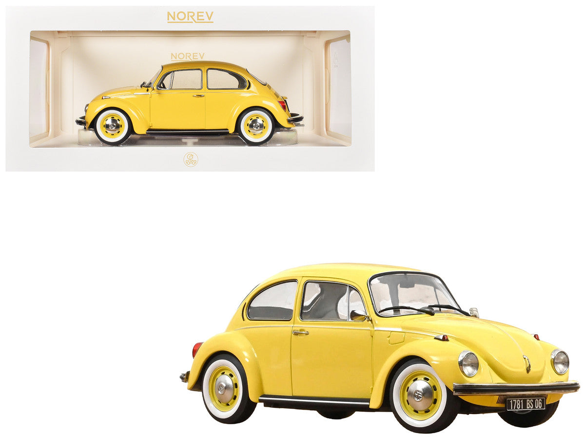 1973 Volkswagen 1303 Beetle Pastel Yellow 1/18 Diecast Model Car by Norev Norev