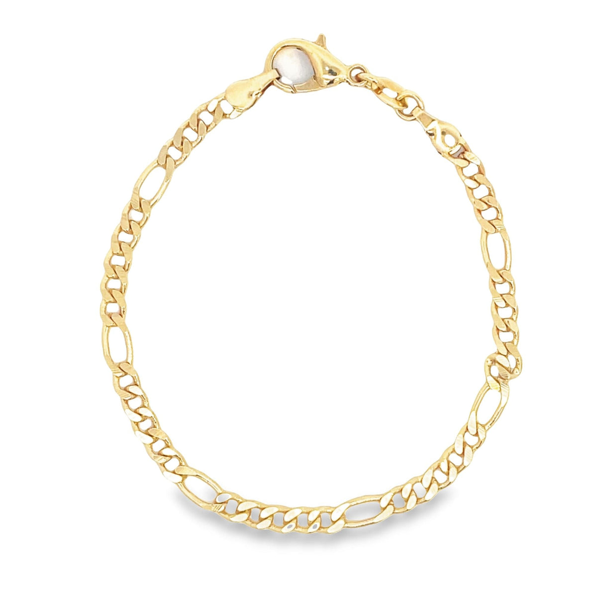 4mm Figaro Bracelet (I256) MIA Jewelry