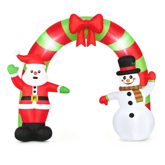 10 FT Christmas Inflatable Archway Outdoor Decoration for Holiday Decor W2B