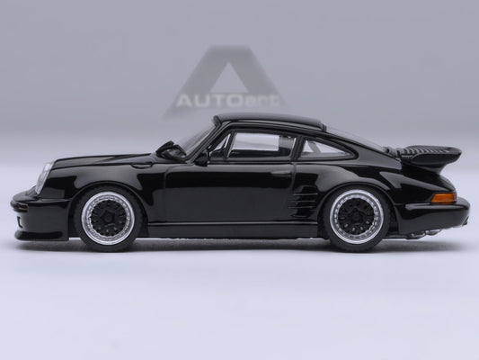 Porsche 911 (930) Turbo "Blackbird" Black "Wangan Midnight - Comic #1 Version" Manga 1/64 Model Car by Autoart-1