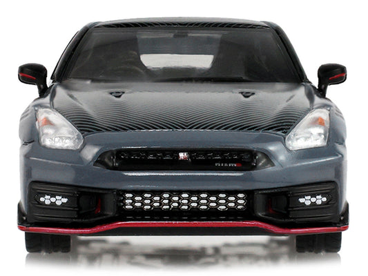 2024 Nissan GT-R (R35) NISMO RHD (Right Hand Drive) Stealth Gray with Carbon Top and Hood "Tokyo Torque" Series 10 1/64 Diecast Model Car by Greenlight Greenlight