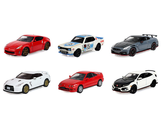 "Tokyo Torque" Series 10 Set of 6 pieces 1/64 Diecast Model Cars by Greenlight Greenlight