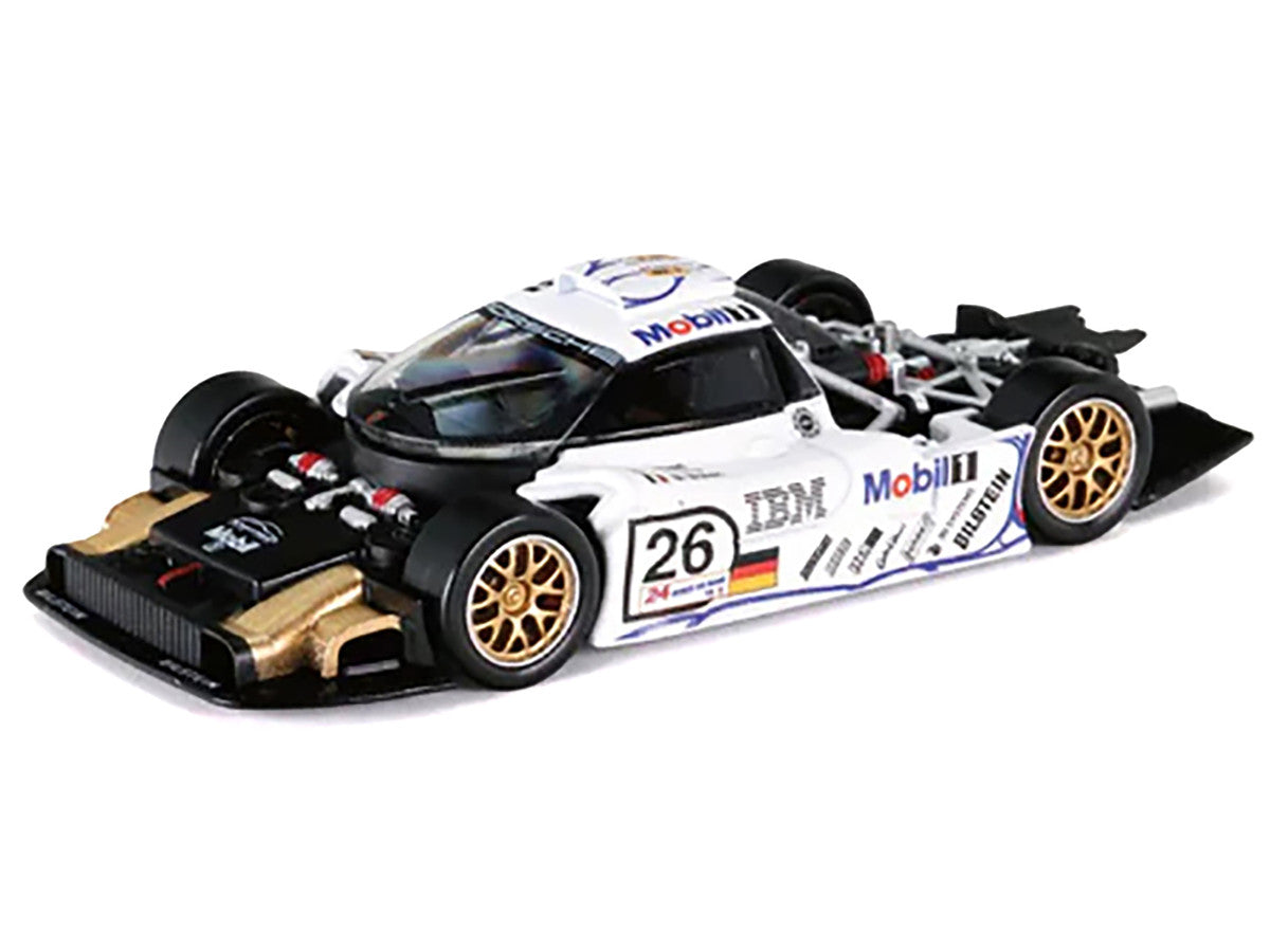 Porsche 911 GT1 #26 Allan McNish - Stephane Ortelli - Laurent Aiello "Porsche AG" Winner "24 Hours of Le Mans" (1998) 1/64 Diecast Model Car by Trends Hobby Trends Hobby