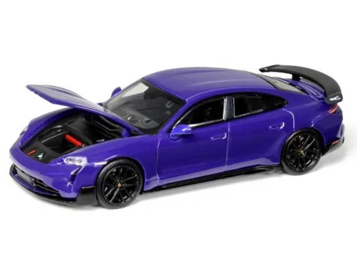 Porsche Taycan Turbo GT Purple 1/64 Diecast Model Car by Trends Hobby Trends Hobby