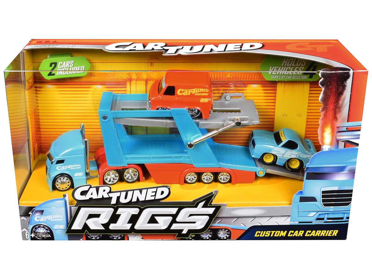"Rigs Car Hauler" Series #2 Set of 3 pieces Diecast Model Cars by CarTuned Car Tuned