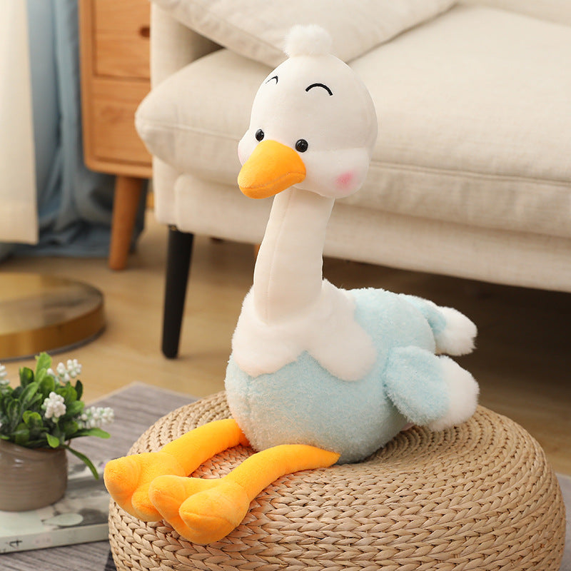 A Girl's Heart Flamingo Plush Toy Ugly Cute Duck Doll CJD