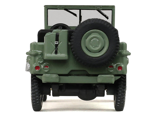 1942 Willy’s MB Jeep Olive Green "America 250 Edition" "Anniversary Collection" Series 18 1/64 Diecast Model Car by Greenlight Greenlight