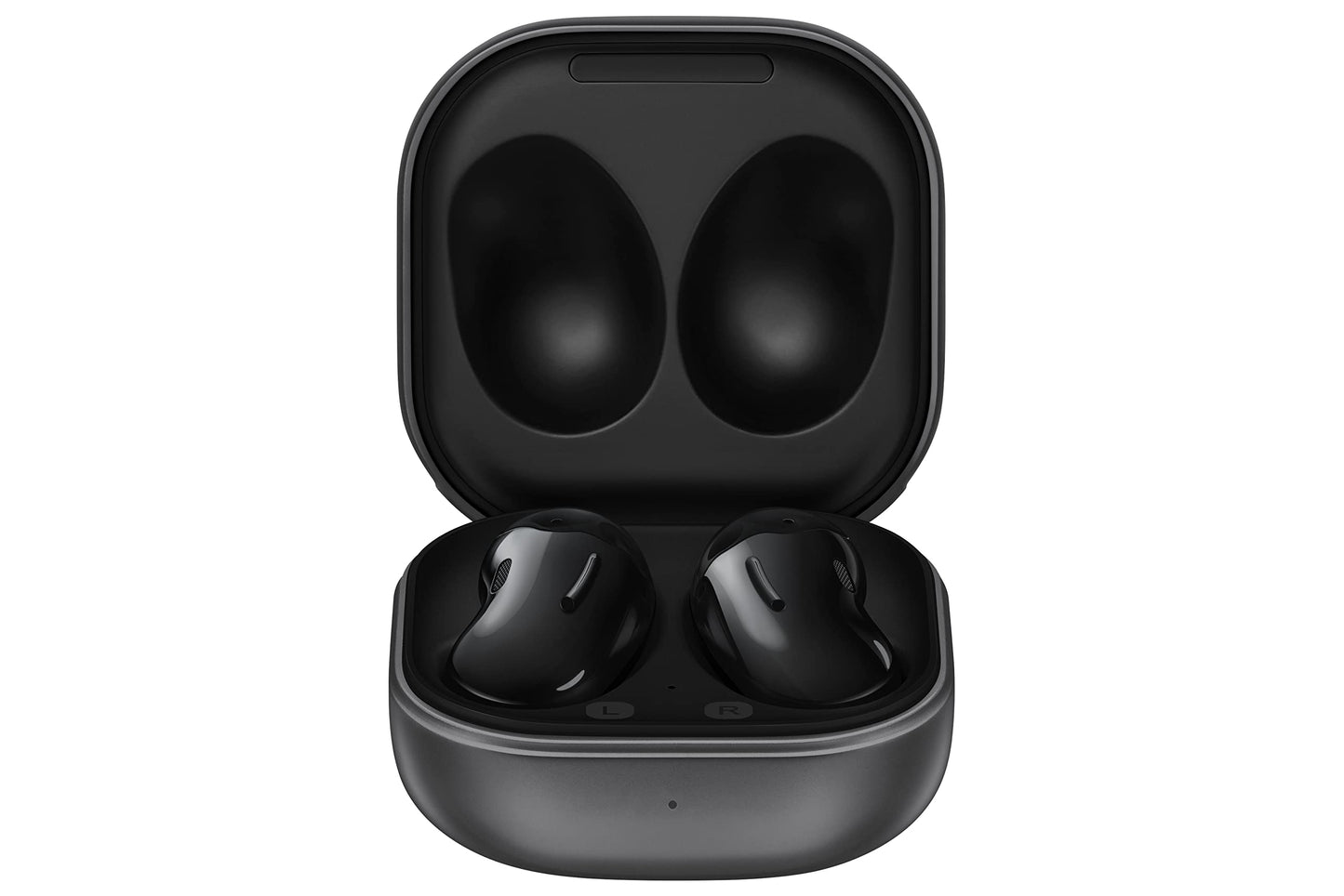 Samsung Galaxy Buds Live True Wireless Earbuds with Active Noise Cancelling Microphone Charging Case for Ear Buds US Version Onyx Black LuxuryLifeWay Online Store