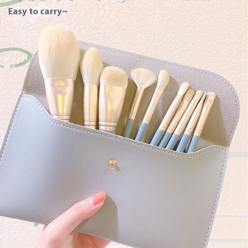 10 Makeup Brushes Suit Foundation Face Powder Eye Shadow Brush Complete Set LadyShow.Store