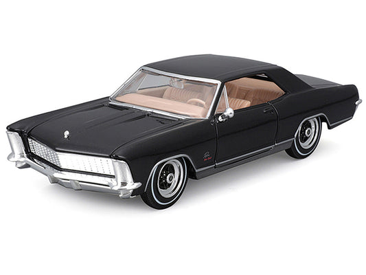 1965 Buick Riviera Gran Sport Black Metallic "Special Edition" Series 1/26 Diecast Model Car by Maisto Maisto
