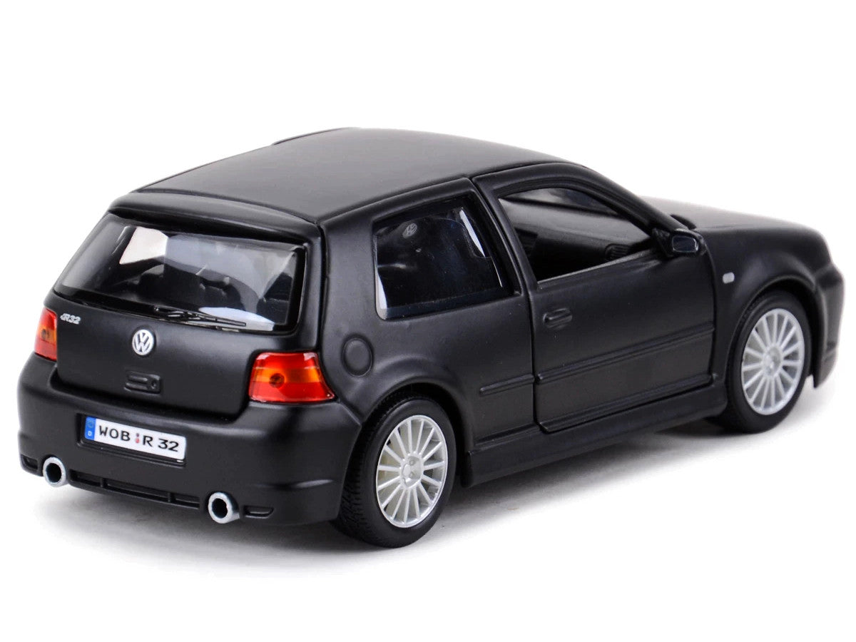 Volkswagen Golf R32 Matt Black "Special Edition" Series 1/24 Diecast Model Car by Maisto Maisto